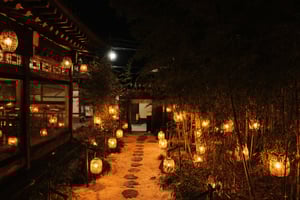 Entrance to a restaurant in Gyeongju